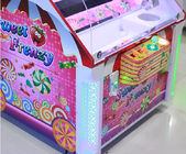 Máquina de venda automática doce do presente dos doces da agitação para o tipo de empurrador da moeda do jogador das crianças 2