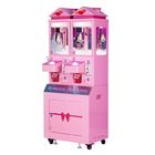 Máquina cor-de-rosa do guindaste do brinquedo, máquina de travamento brinquedo luxuoso romântico do boutique da casa completa do mini