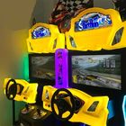 Máquina de jogo de vídeo excedida a fichas das corridas de carros para o jogador 1-4