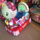 O divertimento das máquinas/crianças do passeio do Kiddie da forma do gato de Hello Kitty monta