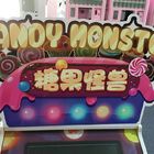 Máquina de jogo de vídeo da arcada do pinball do monstro dos doces das crianças para o shopping