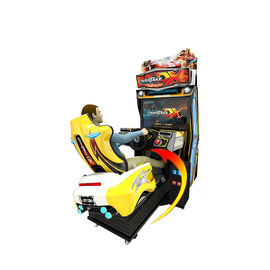 Máquina de jogo de arcada a fichas das corridas de carros, conduzindo jogos de vídeo do carro