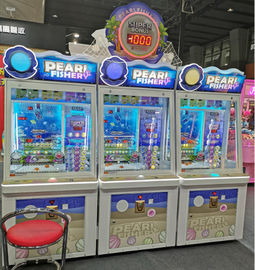 Máquina de jogo feliz do bilhete de loteria do empurrador da bola de Fisher da pérola da redenção para a sala do divertimento
