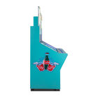 Máquina de pinball eletrônica azul/do rosa brinquedos engraçados, máquina de pinball rochosa de jogo