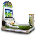 Máquinas a fichas do divertimento do mini golfe das cabines, máquinas comerciais da arcada das crianças